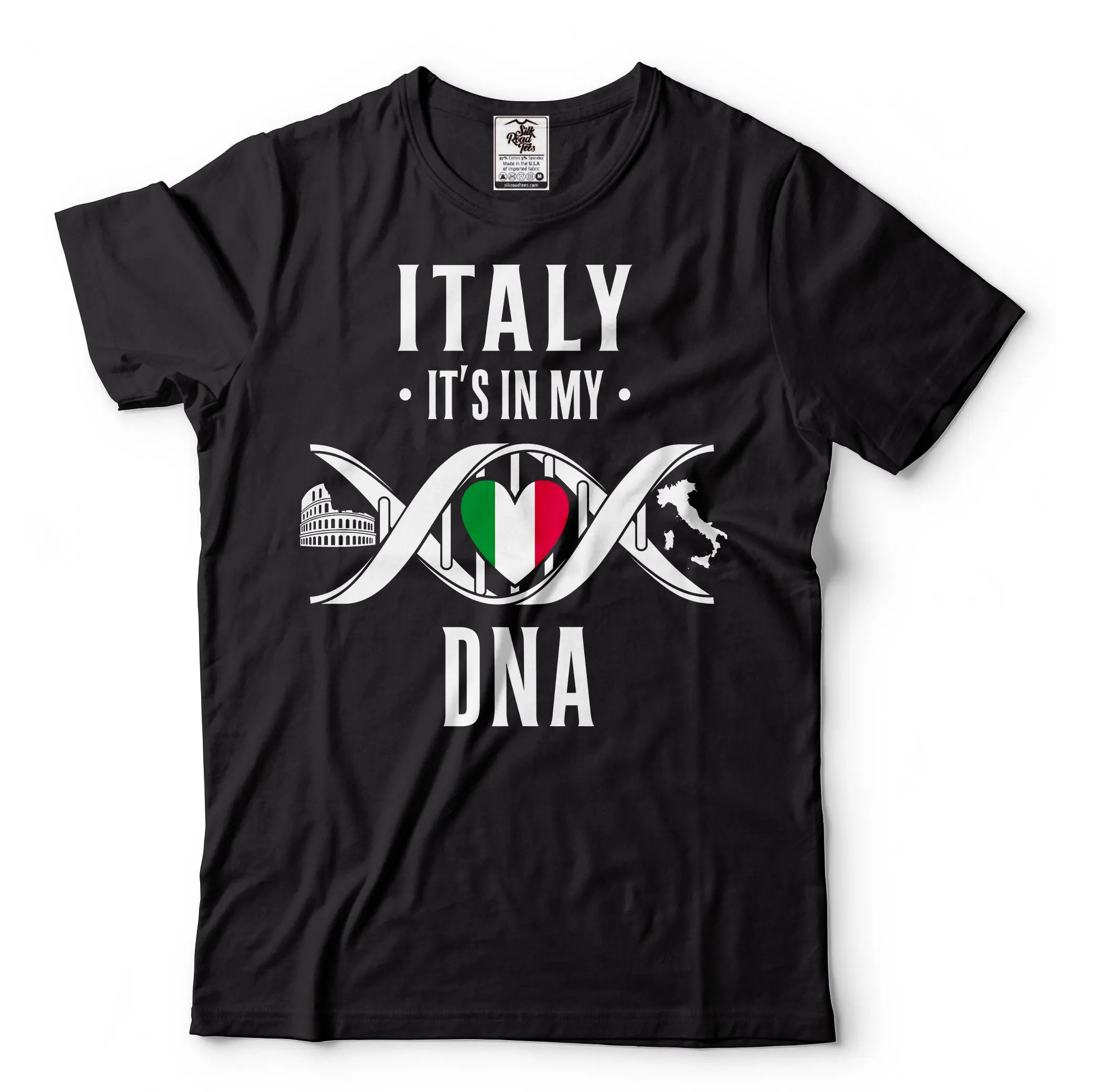 Mens Italy T Shirt Patriotic Italian S Dna Lover