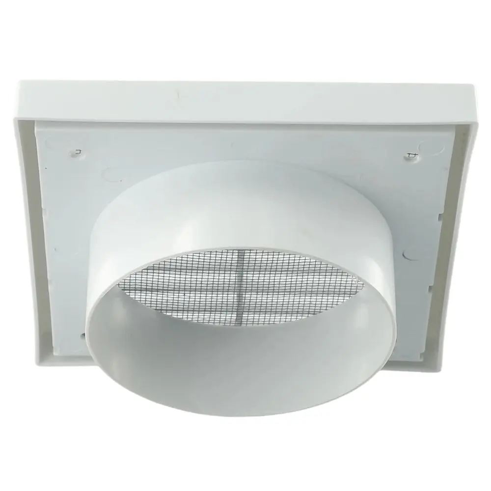 1Pcs Wall Ceiling Grille Air Outlet Pipeline Ventilation Plastic Fresh Air Exhaust Outlet Grilles Cover White