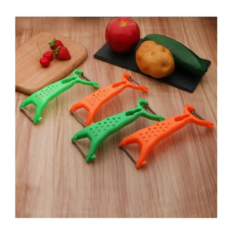 Practical Kitchen Tools Multifunctional Peeler Vegetables Fruit Cutter Cucumber Carrot Potato Double Head Peelers Slicer Knife