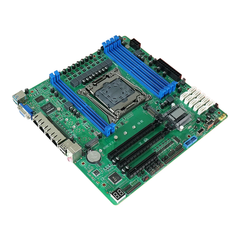 Imagem -03 - Bkhd 2011-matx Motherboard Adequado para Firewalls Série Máquinas Virtuais Roteadores 4x2.5ge 6x Ddr4 384g 10x Sata Raid