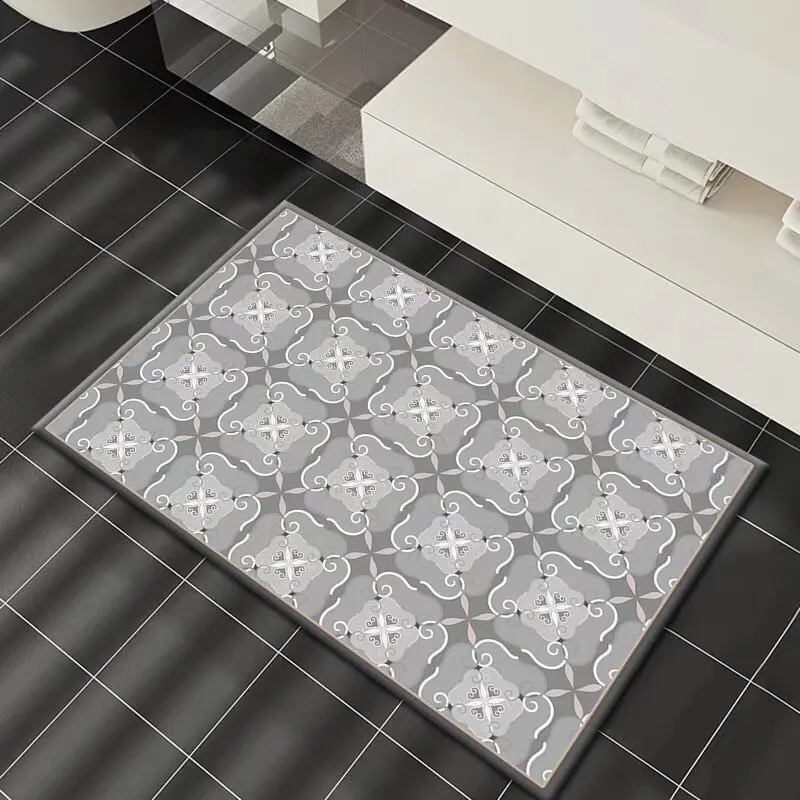 Bathroom diatom mud non-slip floor mat, bathroom special absorbent cushion, toilet door mat, bathroom carpet