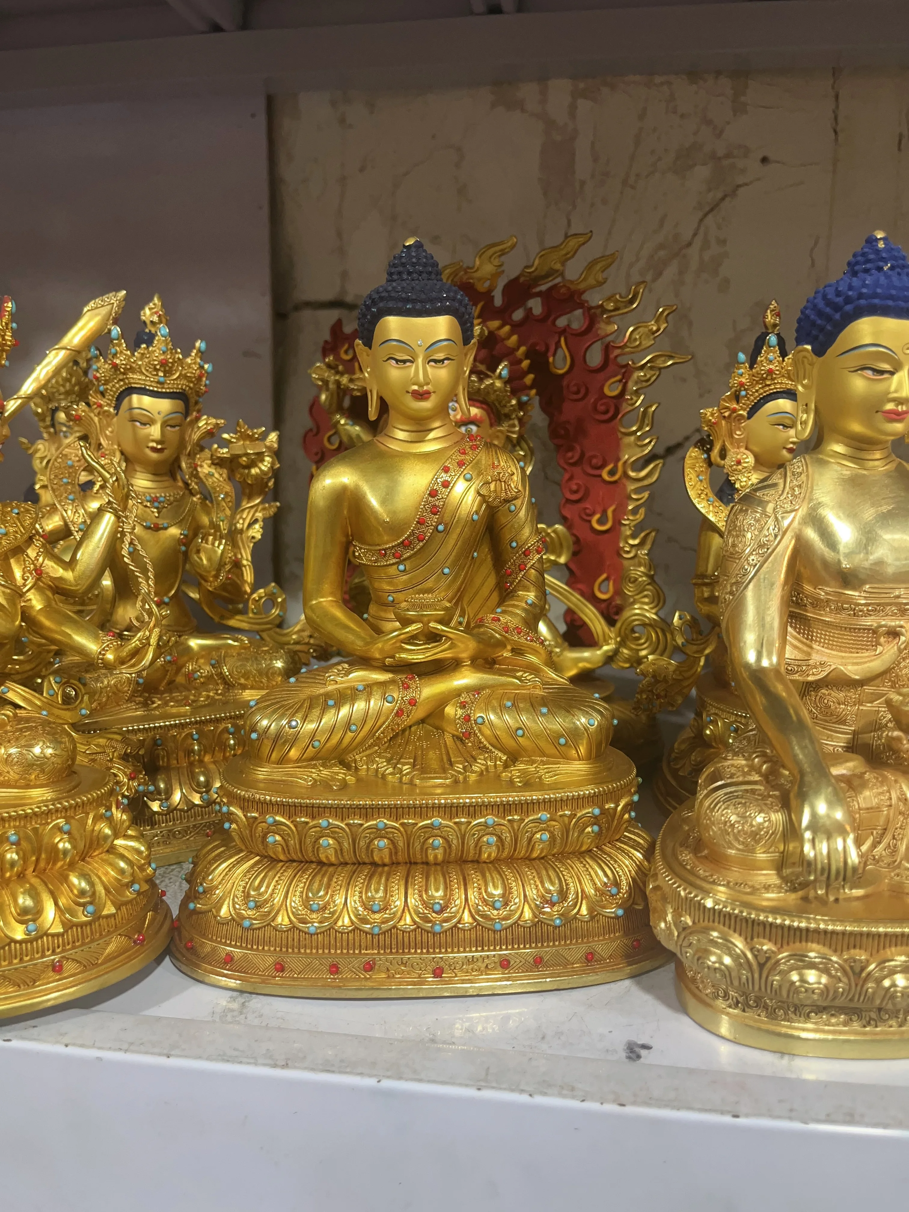 Special Link  of two buddha statues # Amitabha and Namgyalma figure of the Buddha