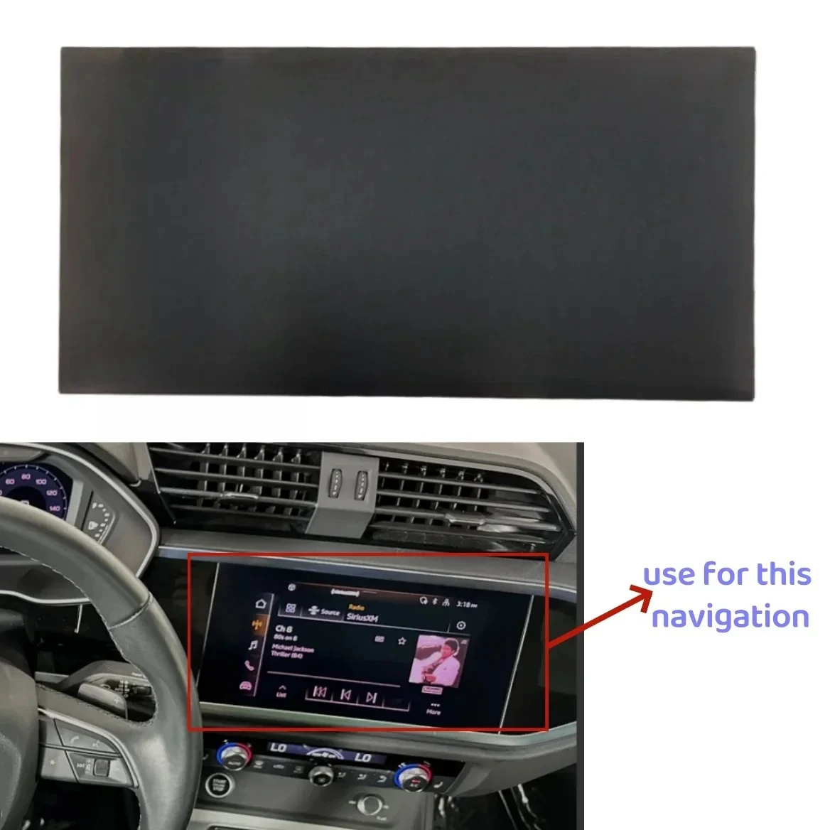 

10.1" LCD Display For 2019-2023 Audi Q3 MMI Touch 10.1-inch Compatible part 81A919606 Navigation