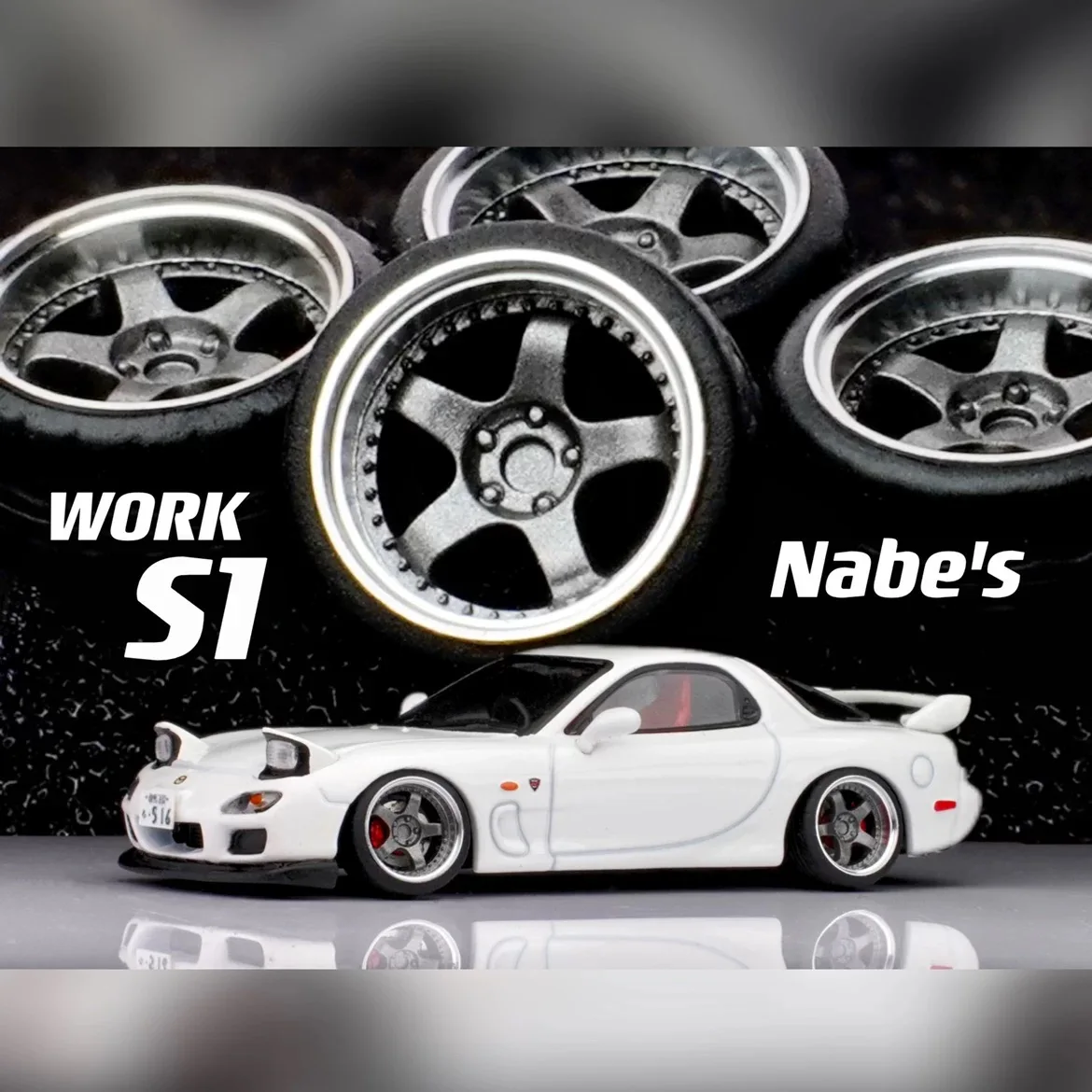 1/64 Wheel Chika Work S1 3P 9.7mm