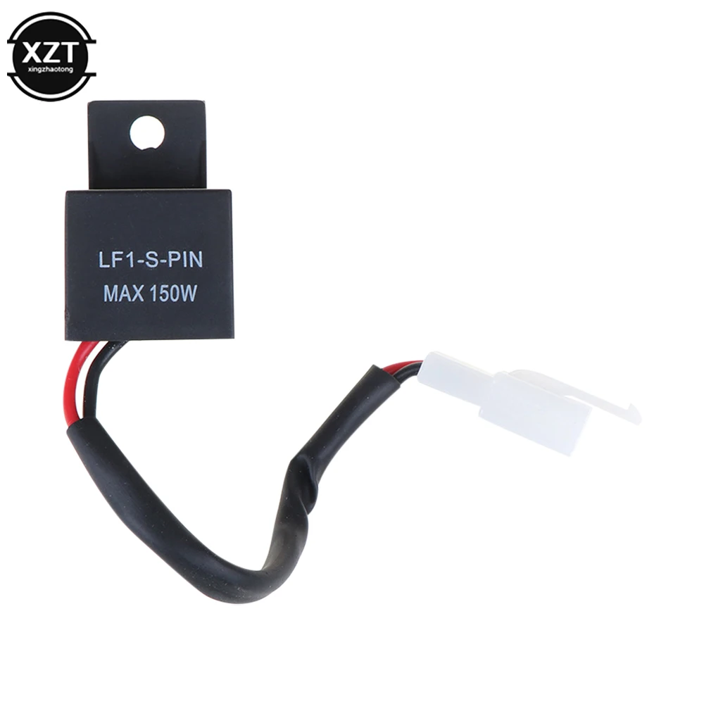 12A 2Pin Electronic LED Flasher Relay For Honda Kawasaki Suzuki Yamaha Motorcycle Motor Turn Signal Bulb Hyper Flash Styling