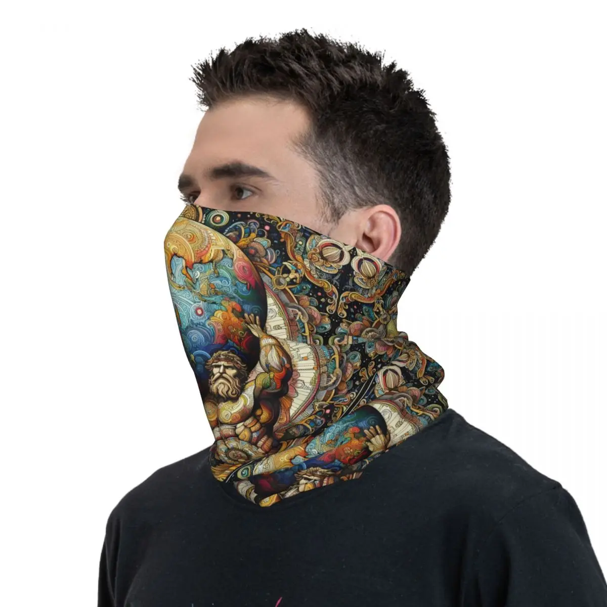 Hercules Scarf Neckerchief Neck Face Mask Polyester