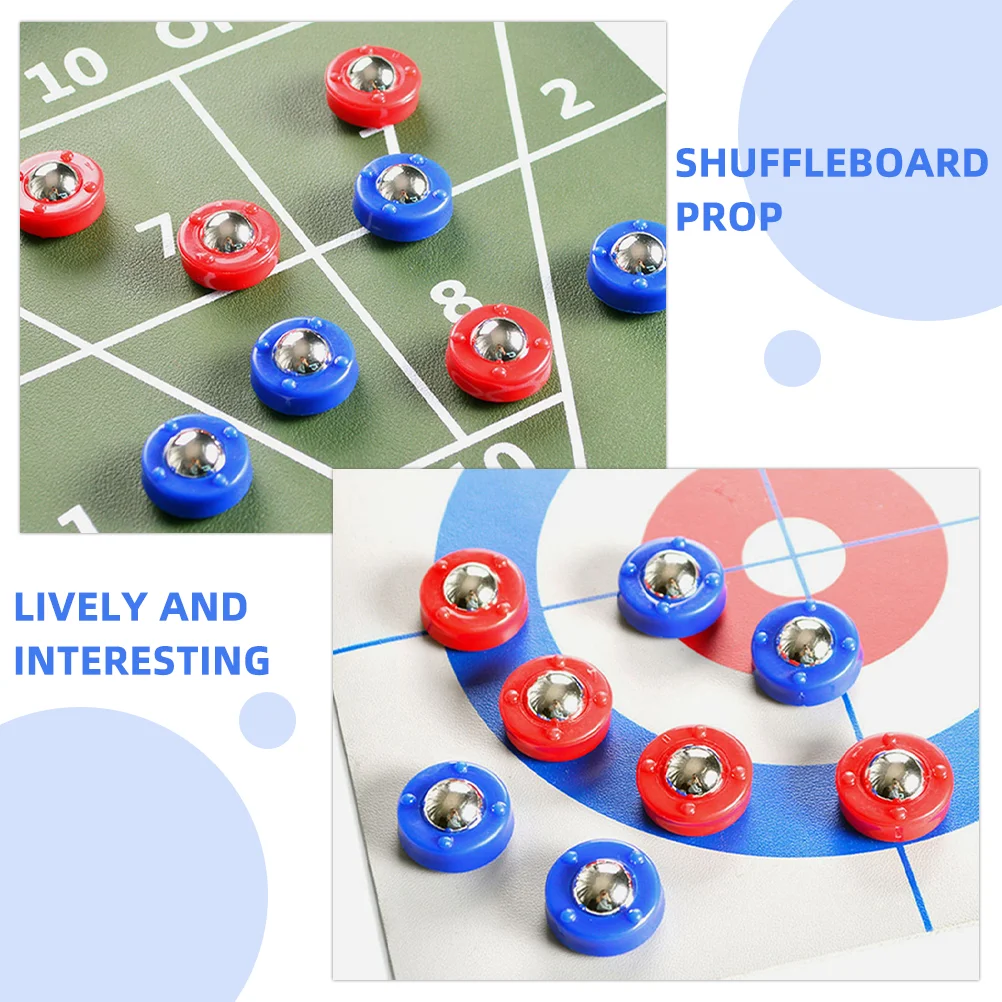 40 Pcs Table Accessories Shuffleboard Puck Tabletop Game Mini Balls Roller Soccer Rollers Parts Supplies Outdoor Toys