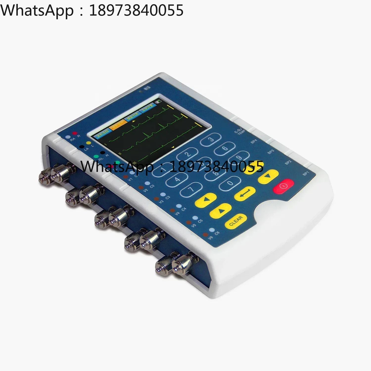 RTS CONTEC Portable Touch Multiparameter Simulator ECG RESP TEM IBP (optional) Simulate MS400