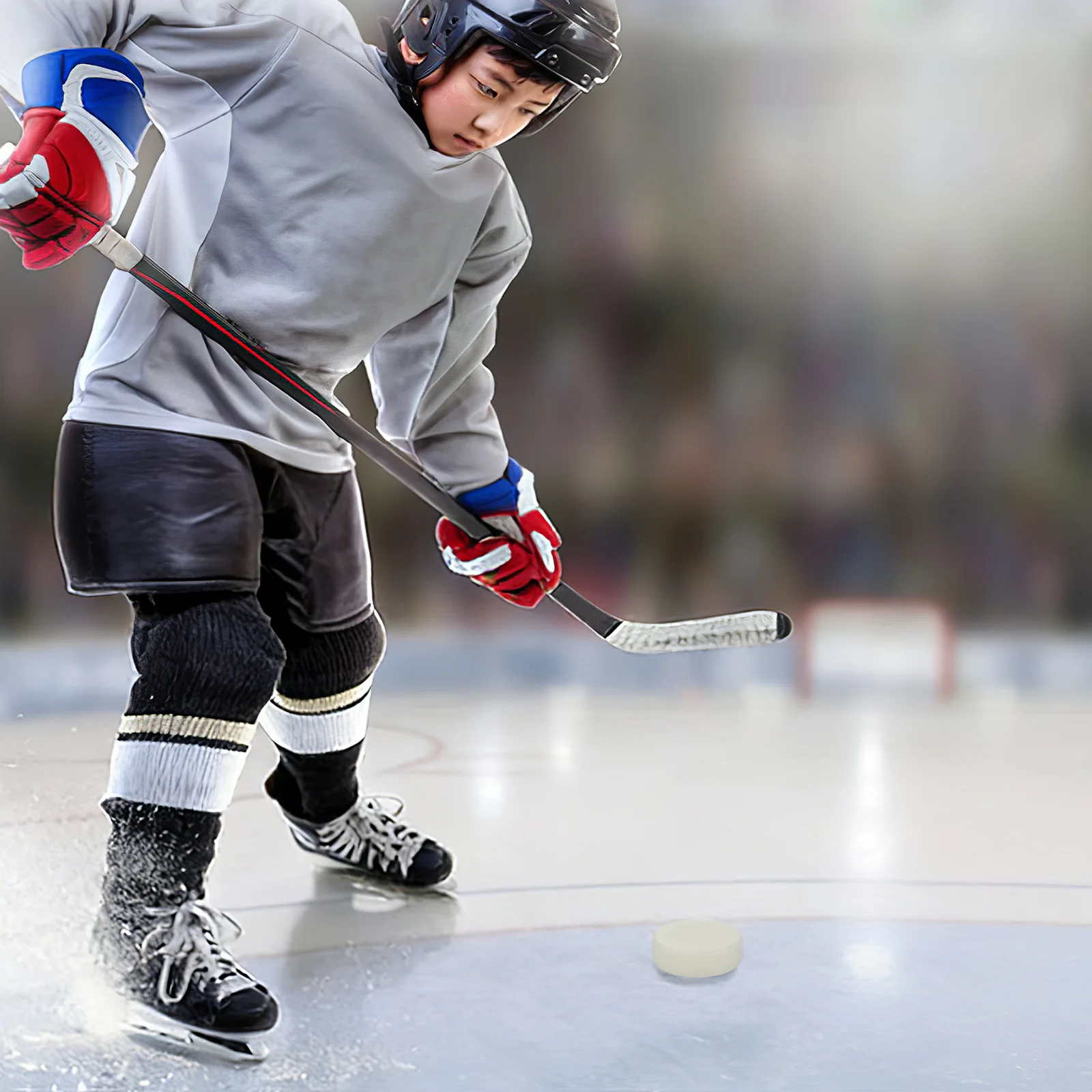 

Светящаяся в темноте хоккейная шайба, светящаяся хоккейная шайба для тренировок на роликах на открытом воздухе, портативная шайба из ПВХ, командные виды спорта