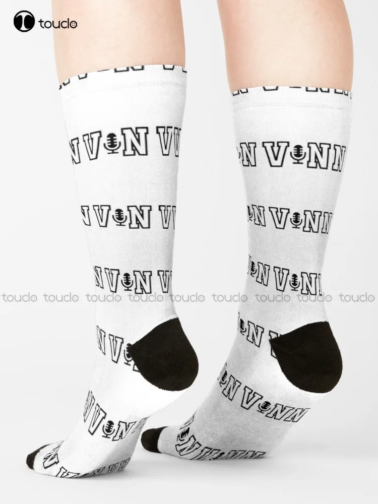 Vin Scully Socks Cotton Socks For Men 360° Digital Print Custom Gift Christmas New Year Gift Creative Funny Socks Halloween New