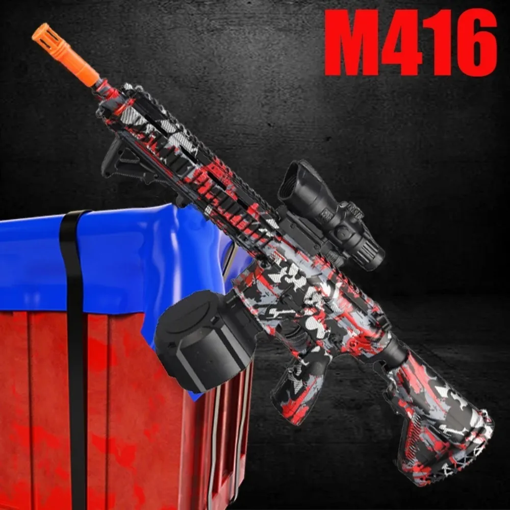 M416/M4A1 Electric Gel Ball Blaster Toy Gun Shooting Sport Gel Bullet Shoot Summer Water Ball Toys Christmas Gift for Children