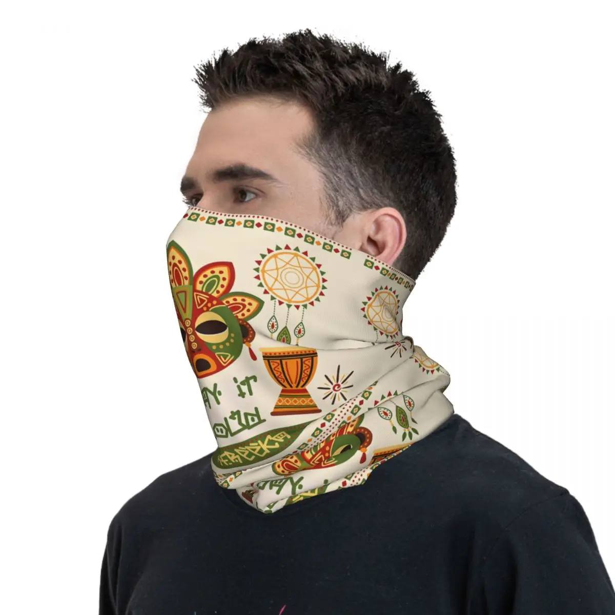 Écharpe en polyester pour le cou et le visage, SAY IT modifier AFREEKA, foulard de la présidence, masque facial