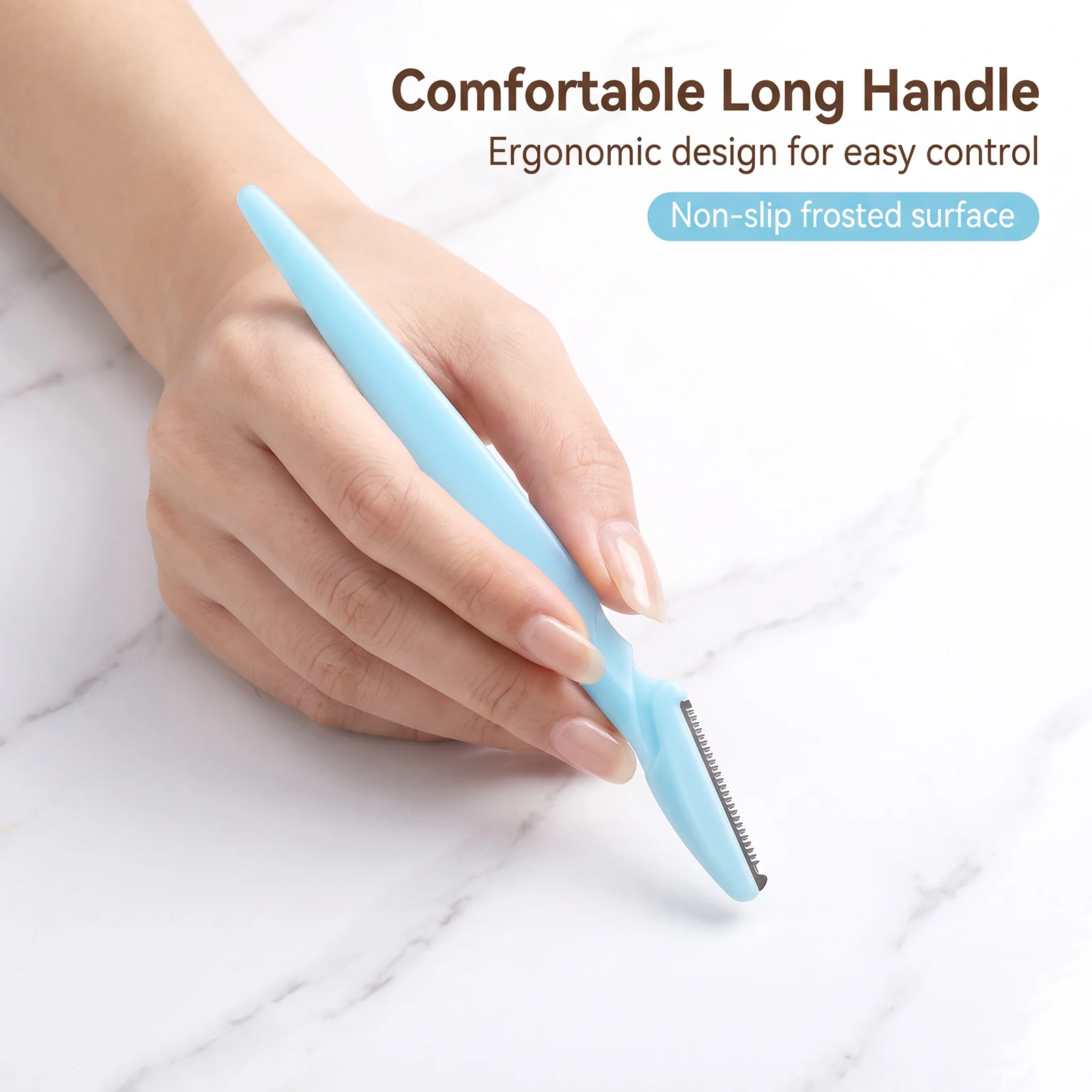 36pcs Eyebrow Razor Safety Face Shaver Eye Brow Trimmer Portable Blades Hair Removal Cutters for Woman Salon Beauty Makeup Tools