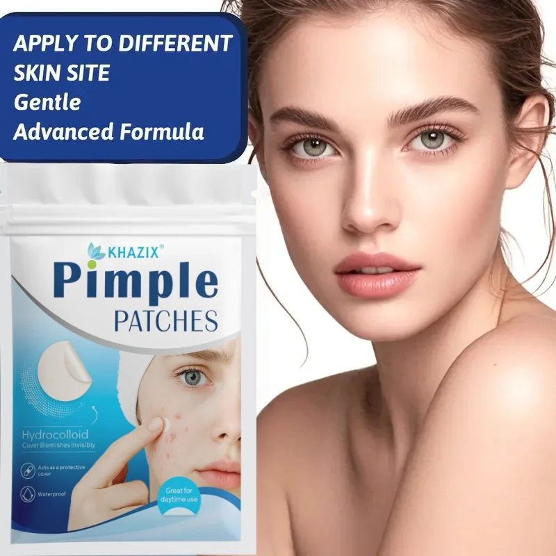 360 قطعة من رقع حب الشباب، رقع حب الشباب الغروانية المائية، منتجات العناية ببشرة الوجه، منتجات العناية بالبشرة باللون الأحمر والفول