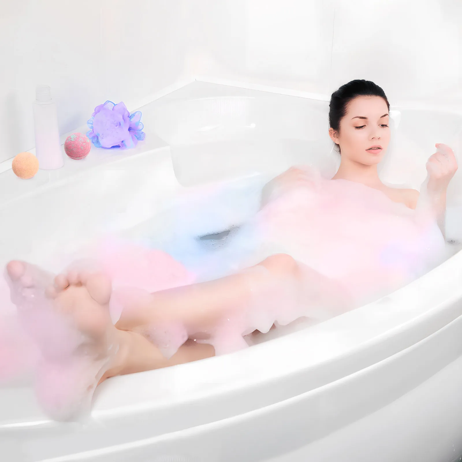 

12Pcs Colorful Spa Balls Bubble Bath Rejuvenating Moisturizing Gift Set for Home Travel Bathing Bombs