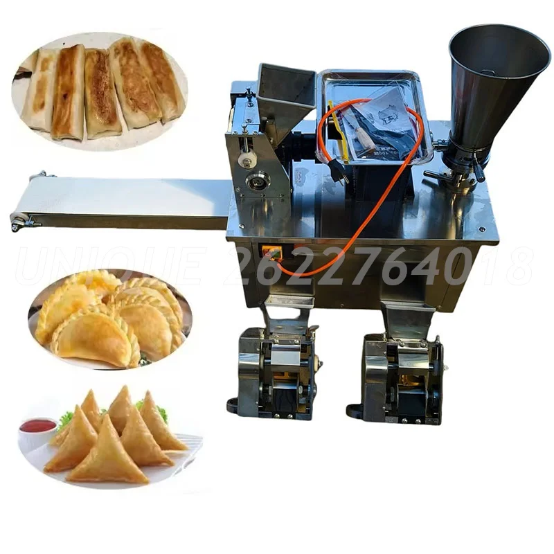 220V Pastry Automatic Momos Dumpling Gyoza Machine Large Russia Ravioli Tortellini Pierogi Pelmeni Empanada Samosa Making Maker