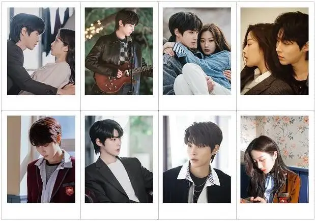 No Repetition True Beauty Nv Shen Jiang Lin Ka-young Mun Cha Eun-Woo Photo Mini Card Wallet Lomo Card Fans Collection Gift