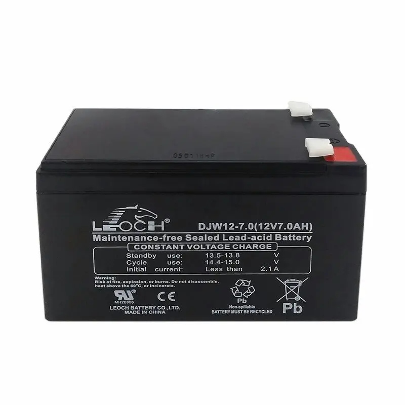 DJW12-7.0 12V 7.0AH Storage Battery For Elevator Parts