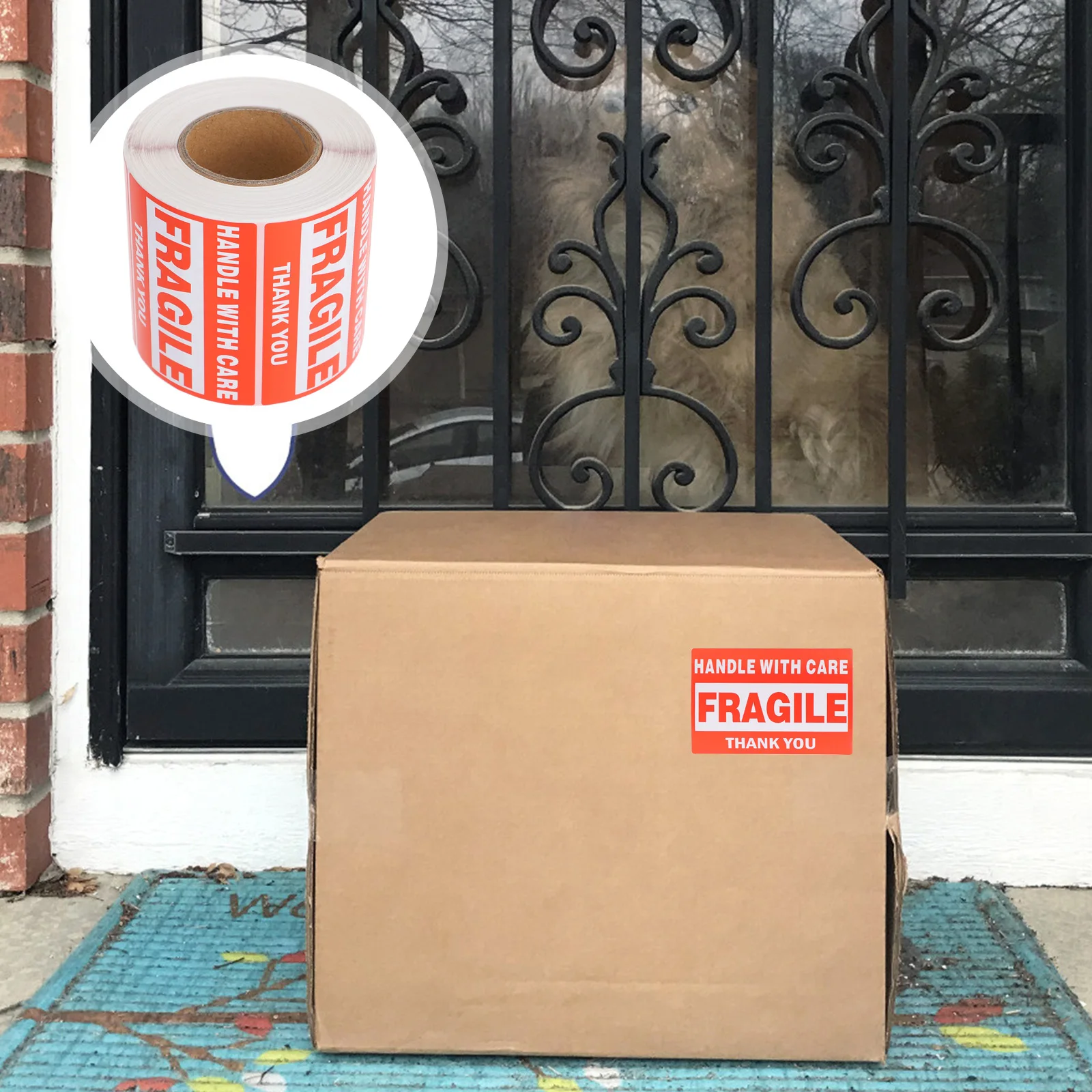 

Fragile Sticker Shipping Warning Labels H Decals Packing Stickers Folder Tag High Adhesive Graphics Instruction