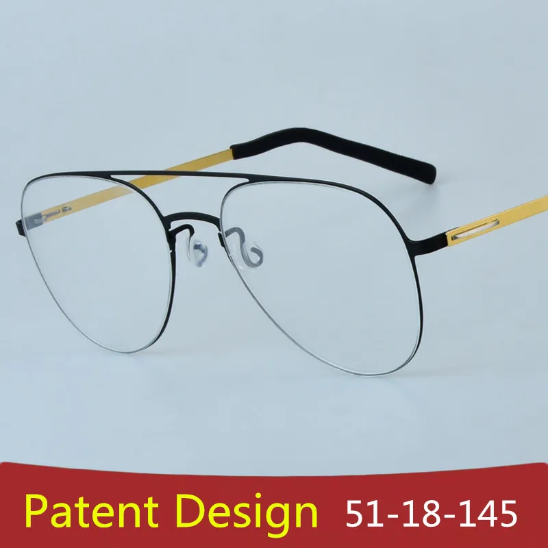 

Дания новейший дизайн мужские очки-авиаторы оправа женские сверхлегкие овальные круглые очки двойной луч качественные очки очки