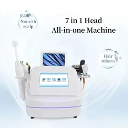 Portable 7 in 1 Scalp Massage Hair Regrowth Machine HD Hair Detection Oxygen Jet Deep Penetration Anti-hair Loss Instrument