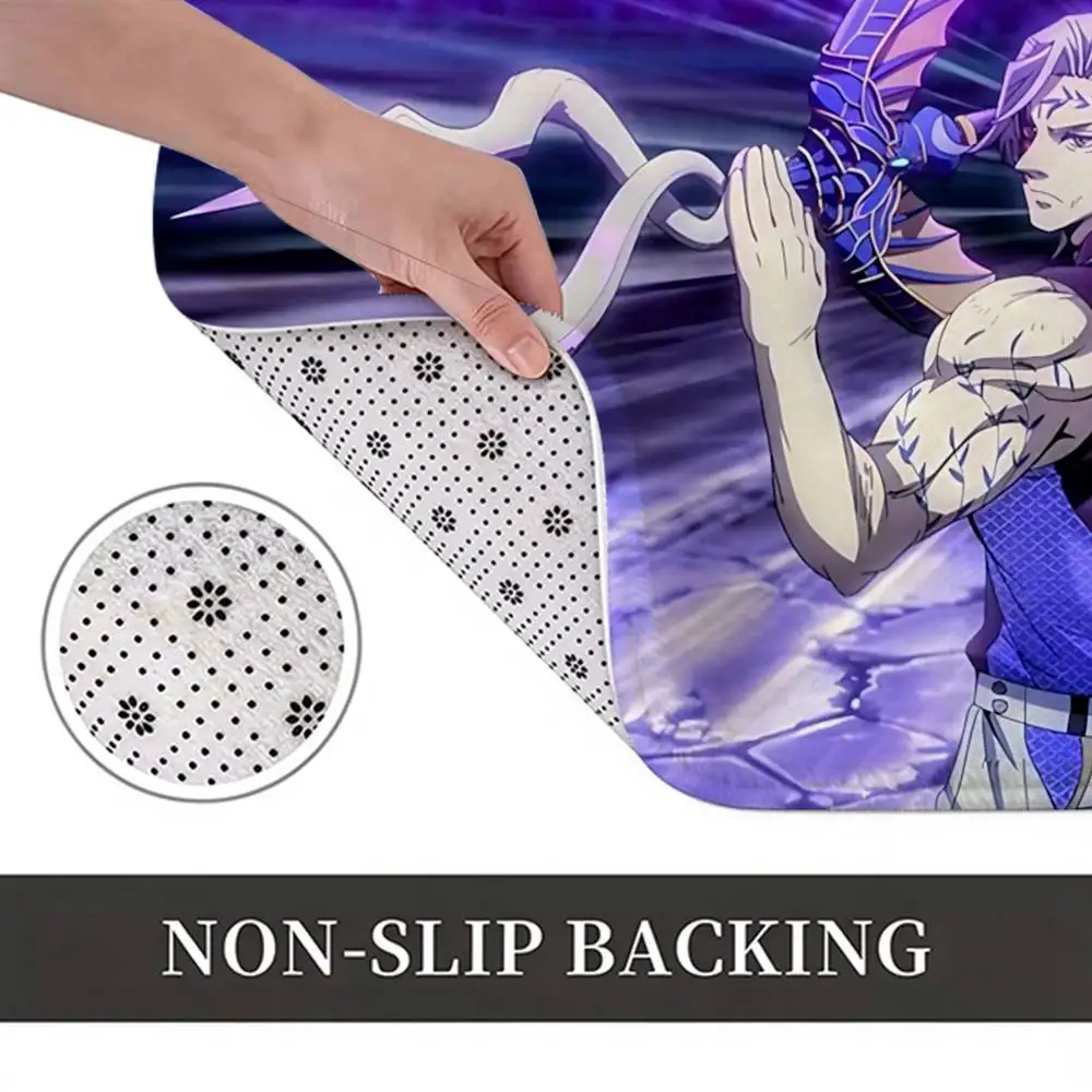 Qin RoR Anime R-Record of Ragnarok Home Decor Short Plush Floor Mat, Non-Slip & Easy to Clean for Multi Doorways