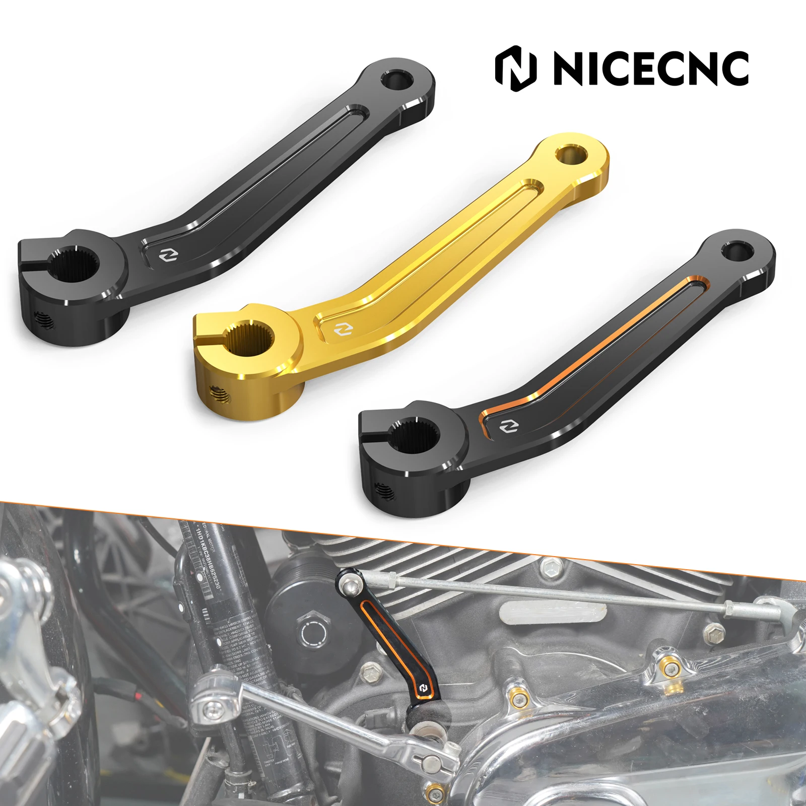 33600088 Inner Shift Shifter Arm for Harley Road King Street Glide/Special Ultra Limited Electra Glide Road Glide CVO Limited