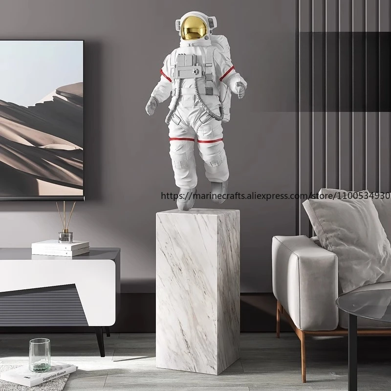 

Large Astronaut Landing Decoration Home Accessories Astronaut Marble Sculpture