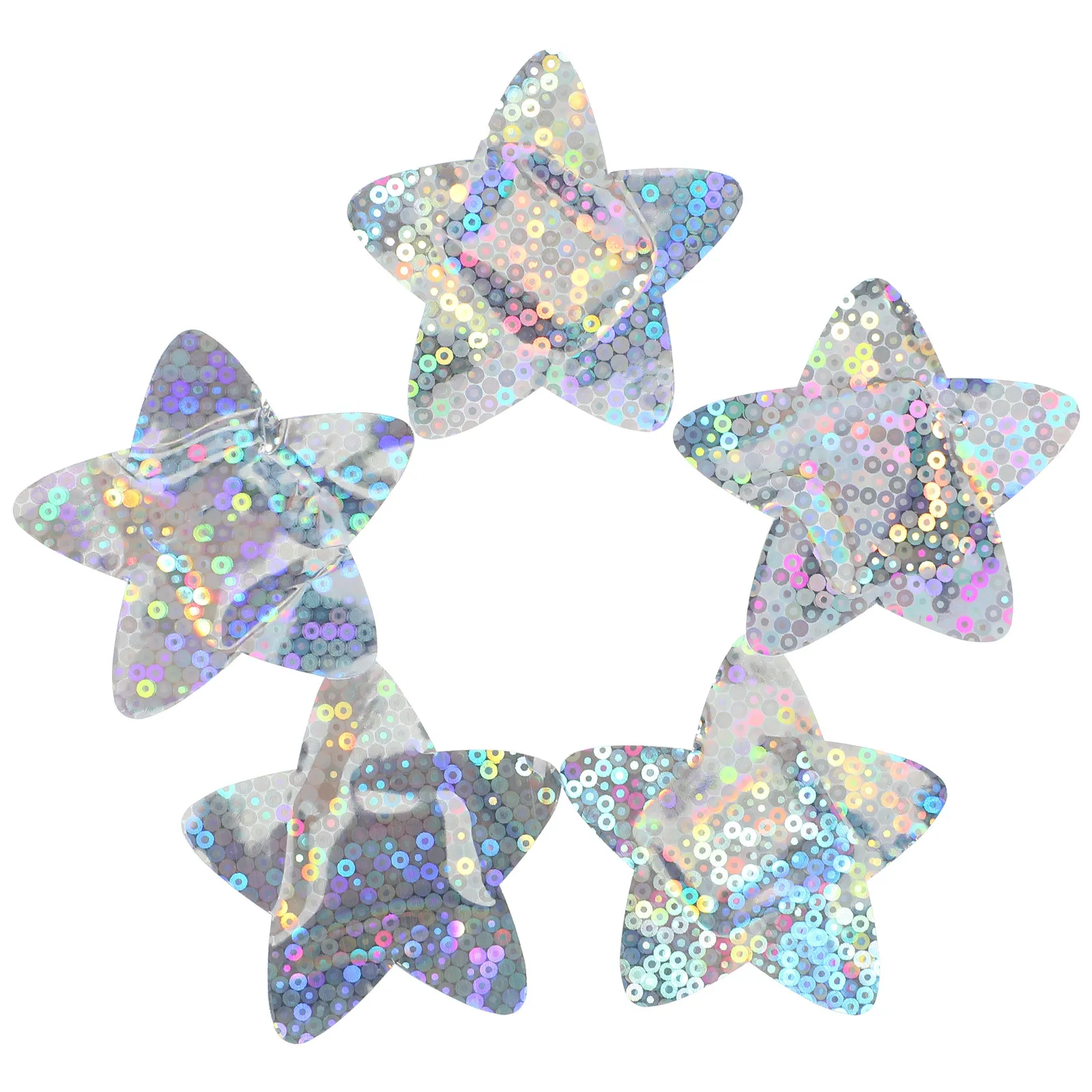 

50 шт. дышащих клейких пластырей с блестками в форме звезд для повседневного использования, портативные, легкие, для всех возрастов