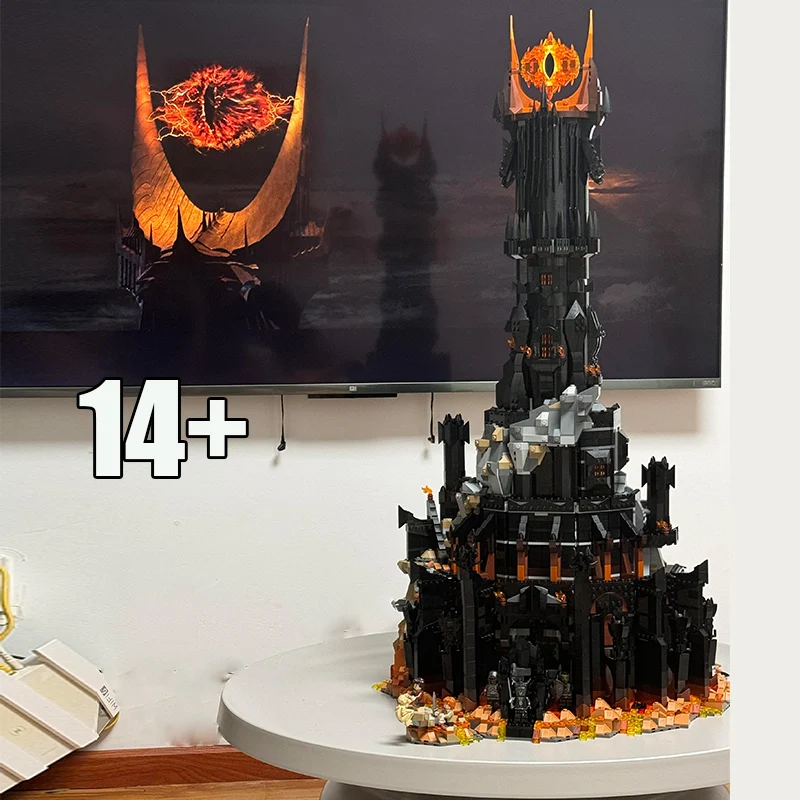

5471Pcs New 10333 Black Tower Dark Model Building Blocks Kit Bricks MOC Toy for Boys Adult Birthday Christmas Gifts
