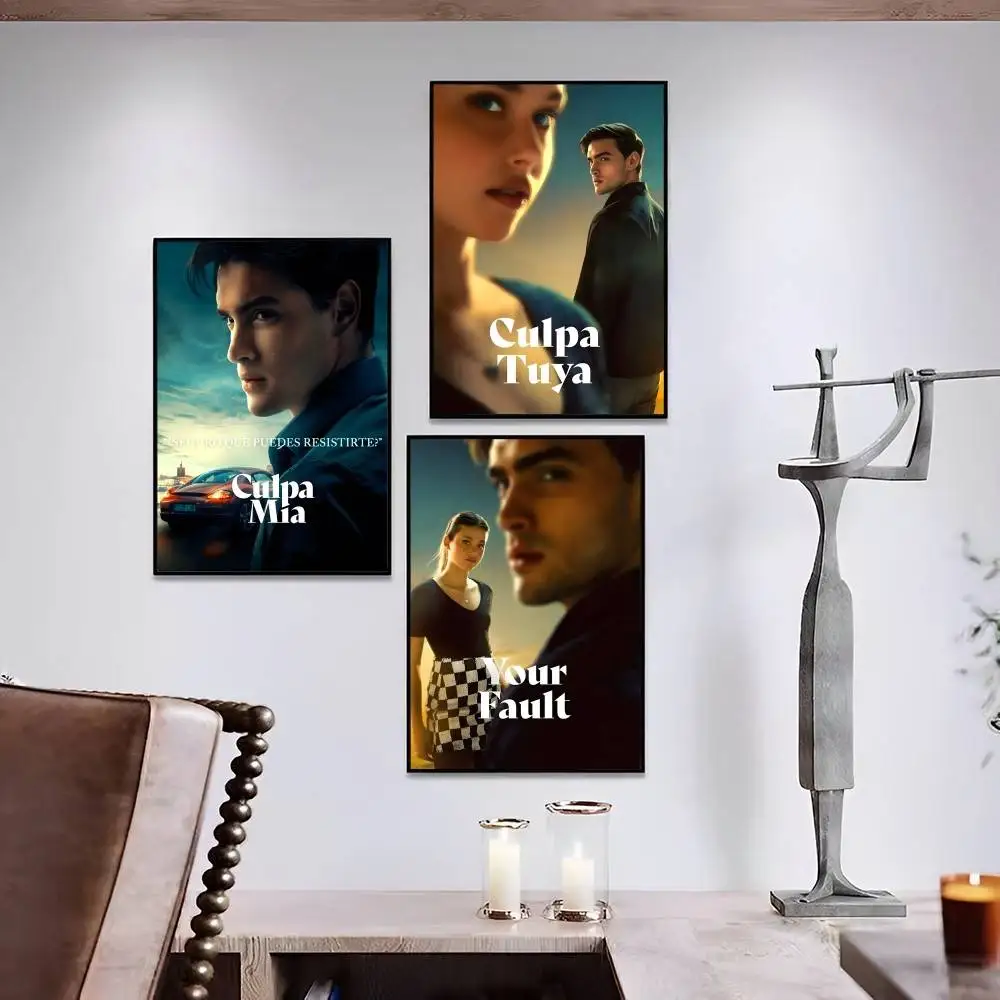 بلدي خطأ Culpa ميا 2023 فيلم خمر أنيمي الملصقات لزجة ورق أبيض يطبع الملصقات الفنية Kawaii غرفة ديكور #4