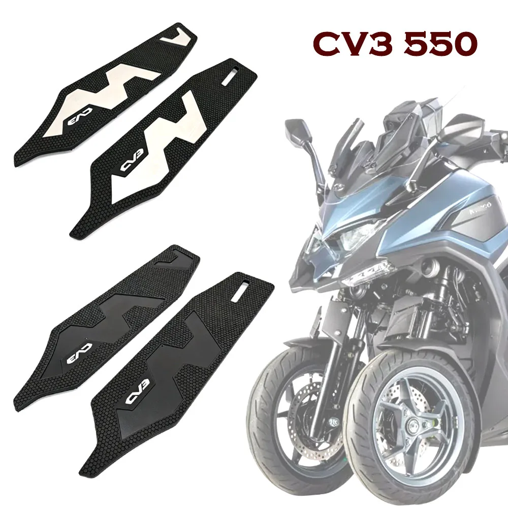 Motorcycle CV3 550 Non Slip Pedal Foot Panels KymcoCV3 Accessories Kymco CV3 550 CV 3