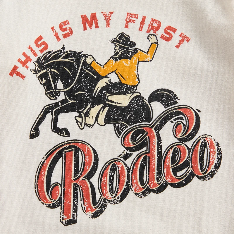 

Baby Boys Summer Casual Romper Short Sleeve O Neck Letter Horse Print Loose Playsuit