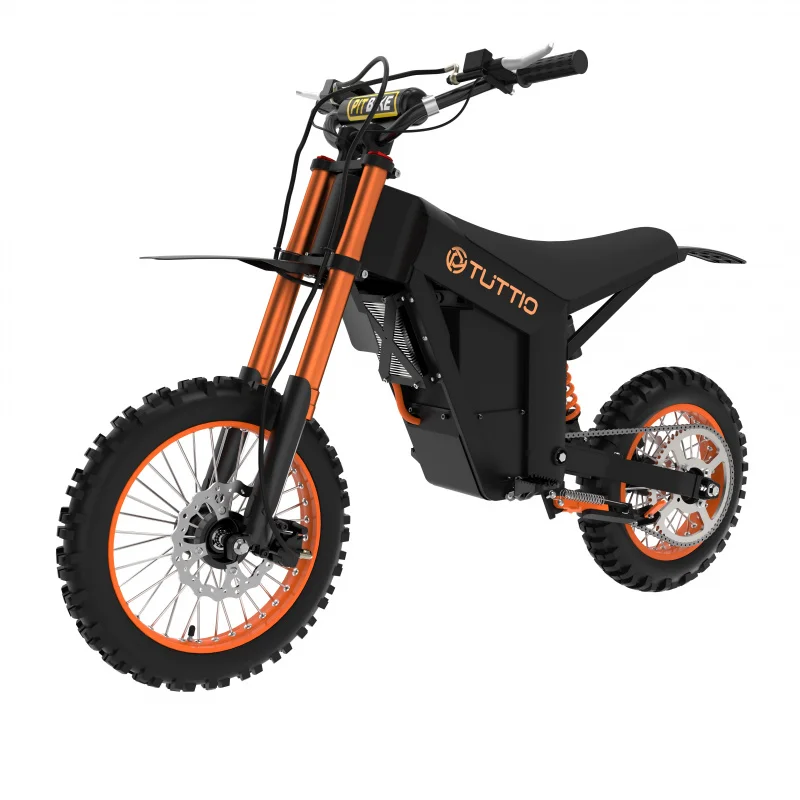 52V 3000W 26AH Tuttio Soleil 01 Electric Mini Bike 14/12 Tire Hydraulic Brake Electric EV Dirt Bike