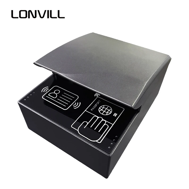 LONVILL Automatic Induction Triggering Electronic and Paper Ultra Thin Passport Scanner