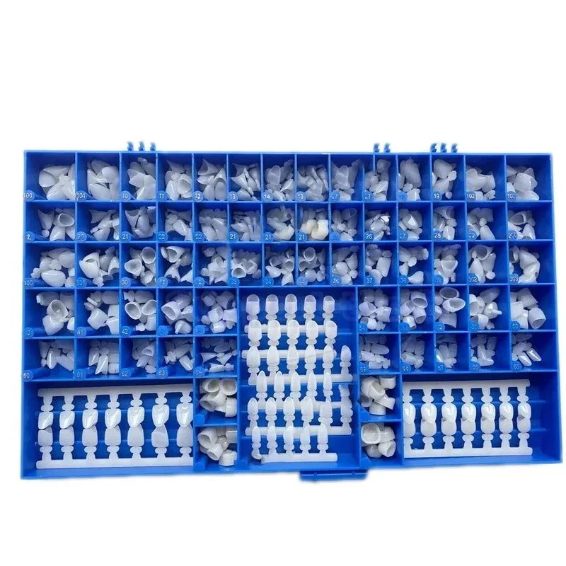 

Dental Premolar Molars Anterior Cuspid Temporary Crowns Mold Guides Dental Material Porcelain Teeth Dental Veneer 66 Sizes