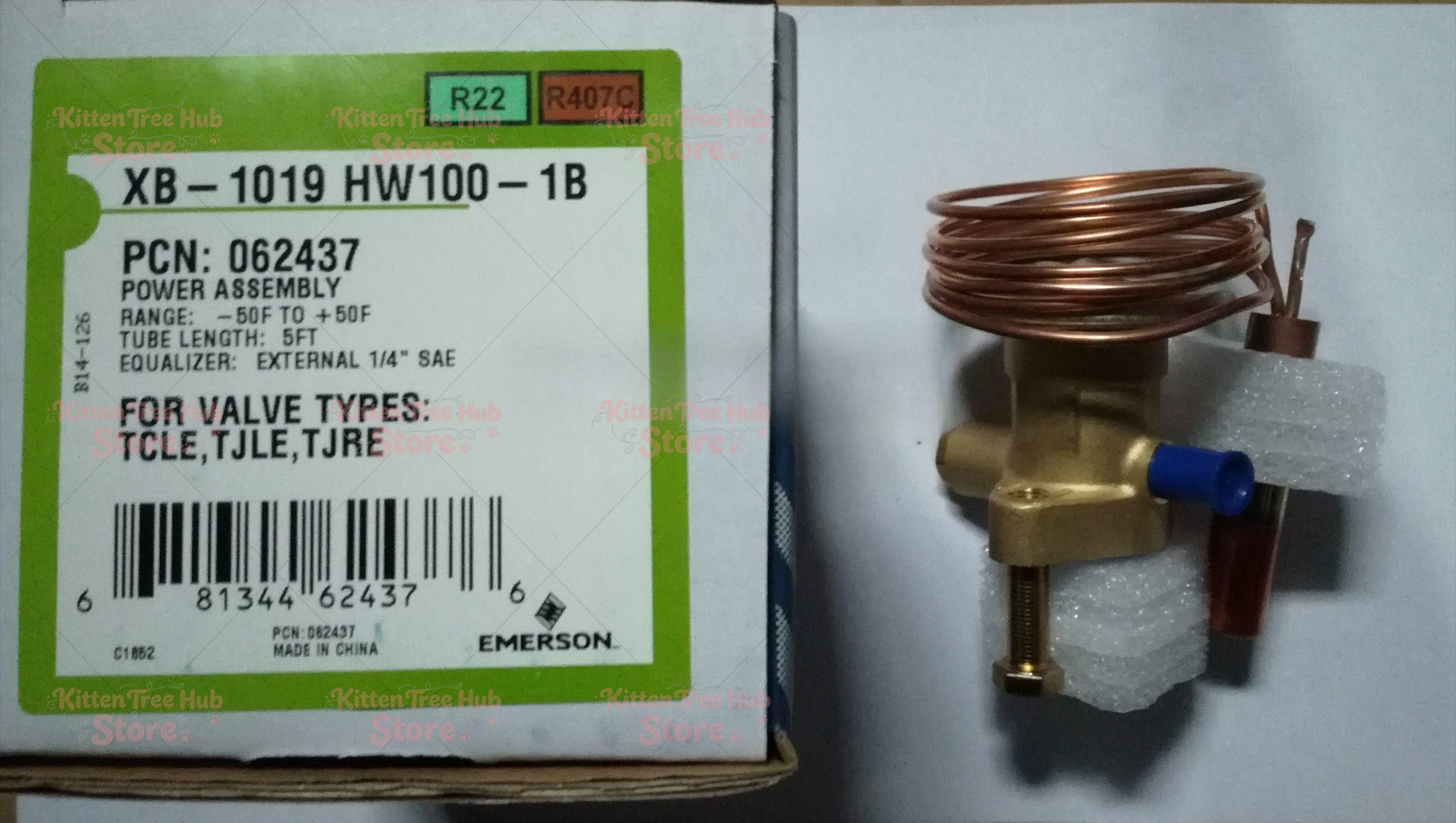 

Thermal Expansion Valve Power Head XB-1019HW100-1B/2B/3B