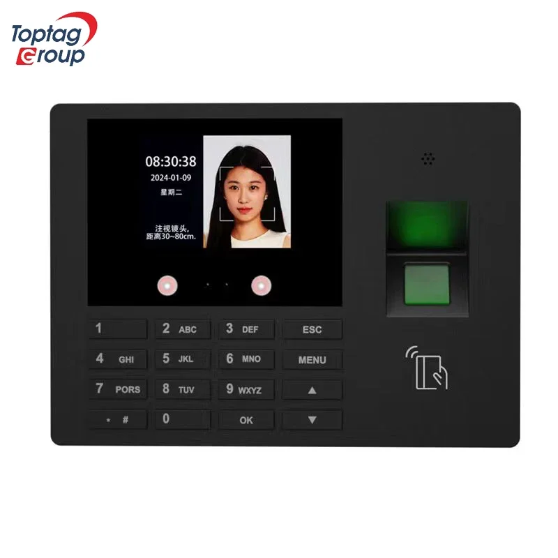 007 001 Professional Attendance Device Facial Fingerprint Attendance Machine Time Recorder