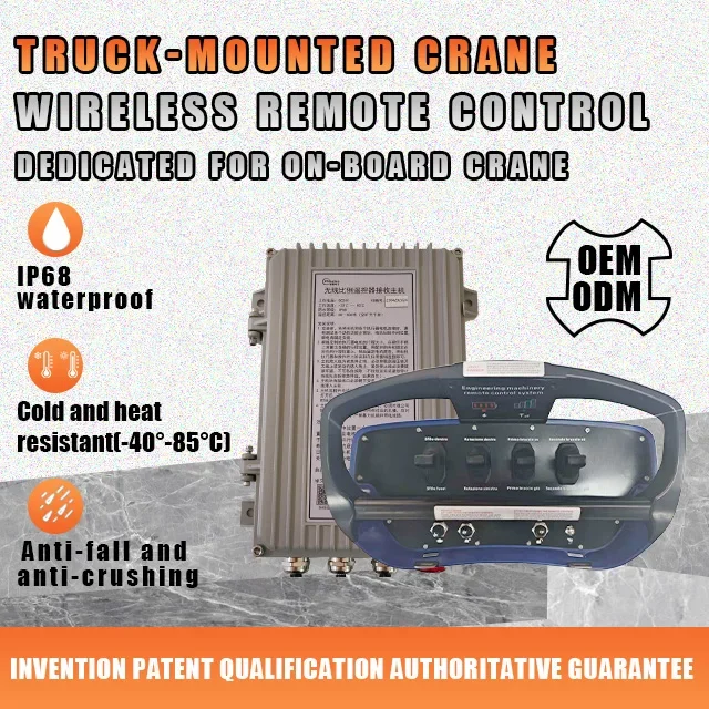 Factory IP68 Waterproof Hydraulic Crane Remote Control Fassi Palfinger Hmf Liebherr Pm