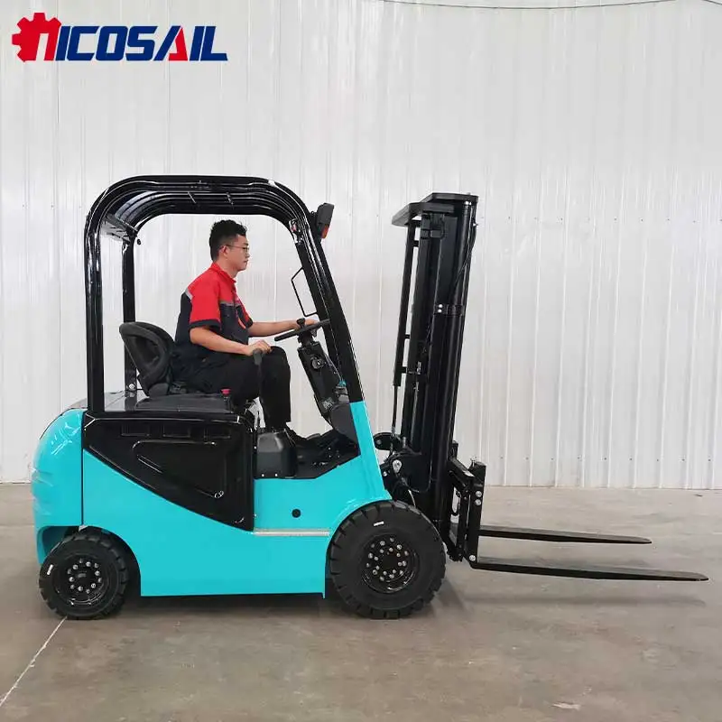 رائجة البيع 2500 كجم رافعة شوكية كهربائية عالية الرفع رافعة شوكية مخصصة تنافسية لمواقع البناء مع CE #6