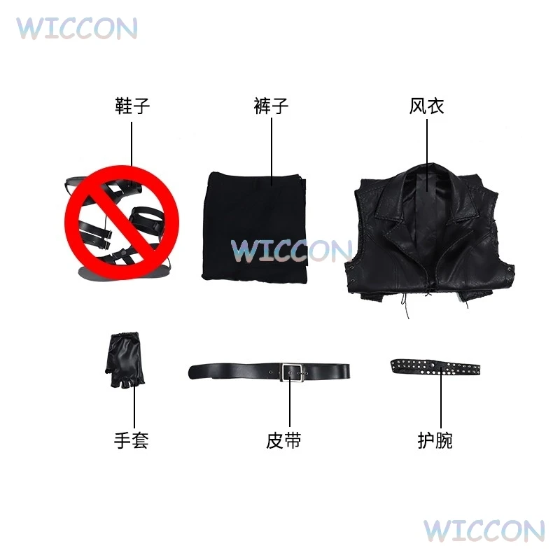 قد يبكي تأثيري حلي لعبة DMC 5 فولت Vitale الشيطان تأثيري حلي شعر مستعار الزي الرسمي مخصص حفلة الهالوين ملابس رجالي