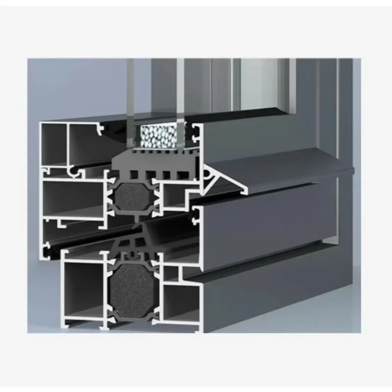 

hurricane-proof aluminum frame doors and windows aluminum double glaze sliding casement windows