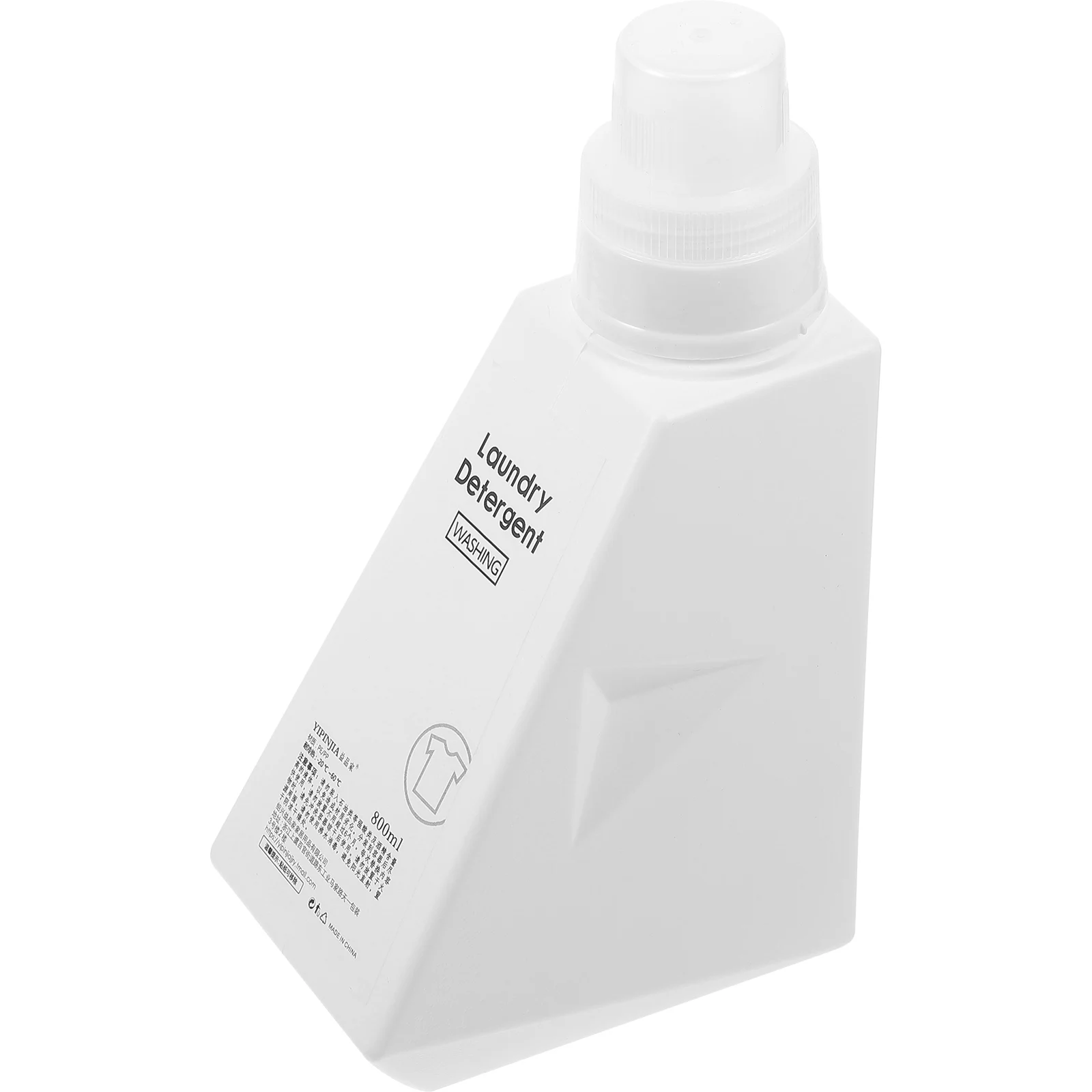 

Laundry Detergent Bottle 800ml White Travel Shampoo Soap Dispenser Empty Plastic Replacement Portable Leak Proof Container