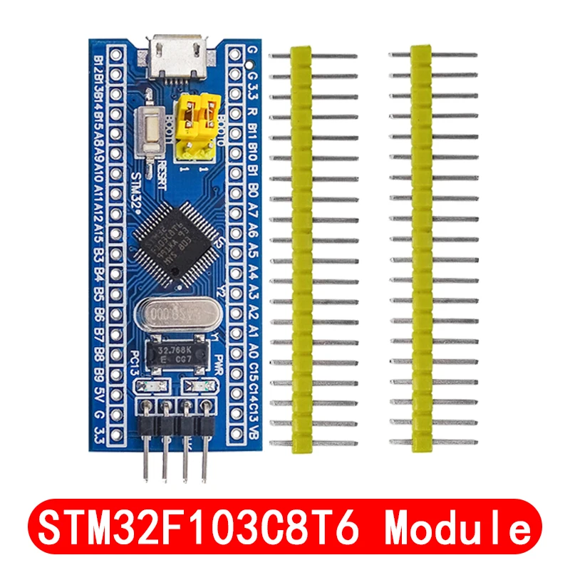 STM32F103C8T6 CH32F103C8T6 ARM STM32 Papan Pengembangan Sistem Minimum STM32F401 STM32F411 + ST-LINK V2 Unduh Programmer