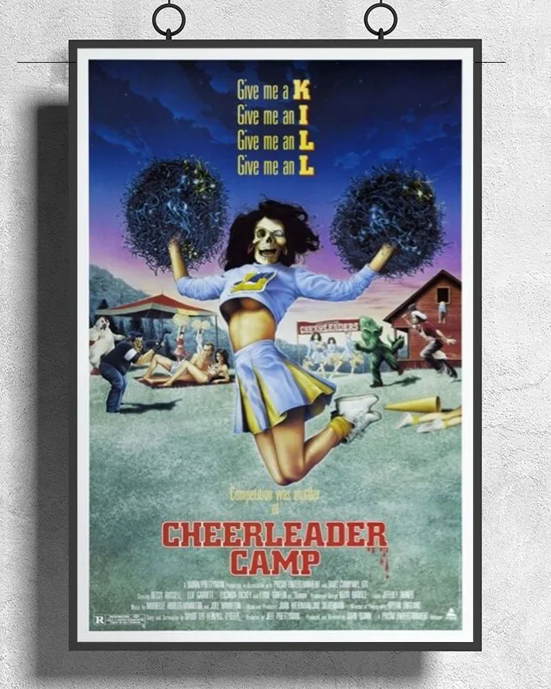 L130 CHEERLEADER CAMP Movie Classic Horror Silk Fabric Poster Art Decor Indoor Painting Gift