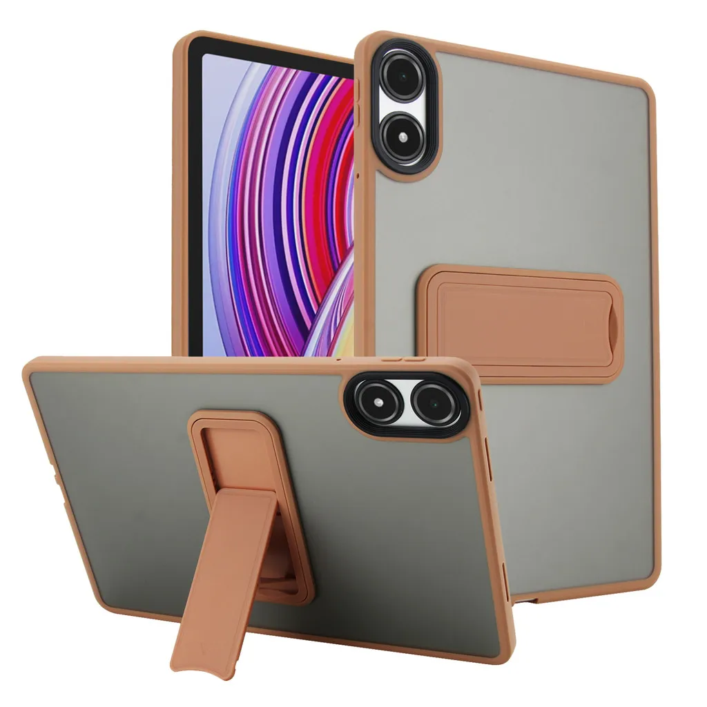 

Frosted Tablet Case For Xiaomi Poco Pad M1 12.1 inch 2025 Poco Pad X1 11.2inch Hard PC+TPU Protective Cover With Bracket