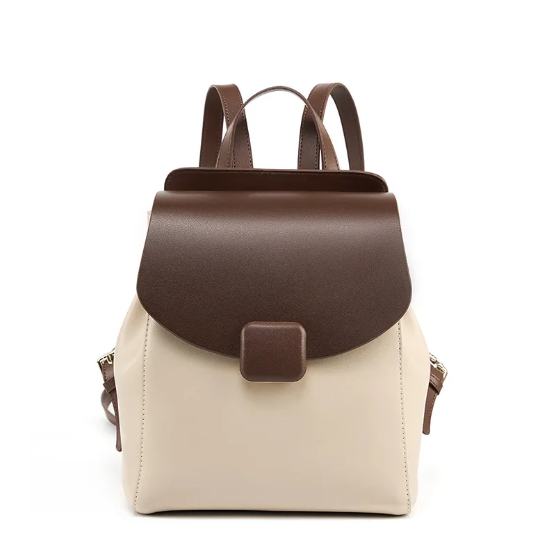 2024 New - launched Women's Small Backpack of Genuine Leather - Lightweight and Roomy for Travel as well as Commuting, Favorable