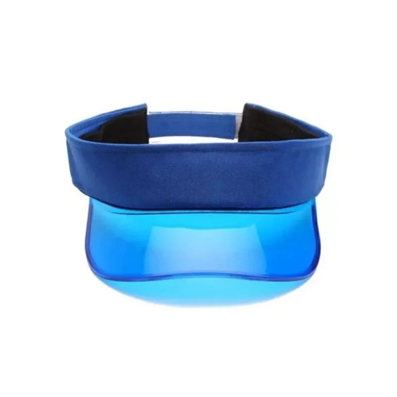 

Summer Women's Sun Hat Tennis Sunshade Anti-ultraviolet Golf Sun Hat Transparent Jelly PVC Hollow Top Outdoor Sports Outdoor