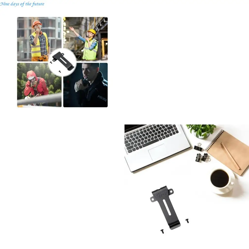 

Two Way Radio Belt Clip With Adjustable Angled For Comfortable Enhances Mobility E65A