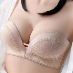 Sexy Women Strapless Bra Wireless Super Push Up Invisible bralette Backless Small Breast Lace Brassiere Seamless Lingerie Tops